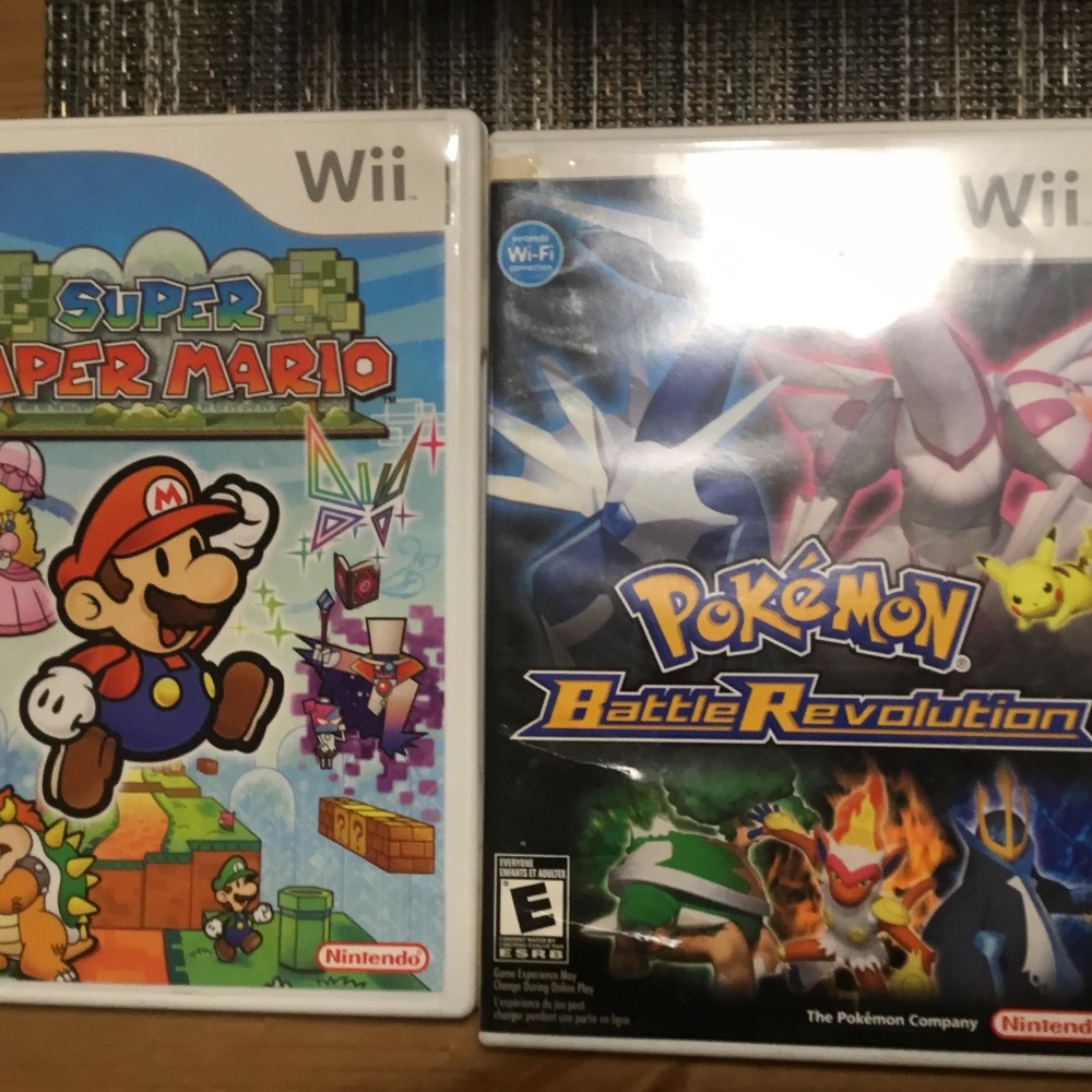 3 Wii games